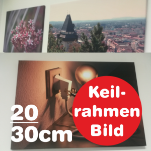 Keilrahmenbilder in verschiedenen Größen